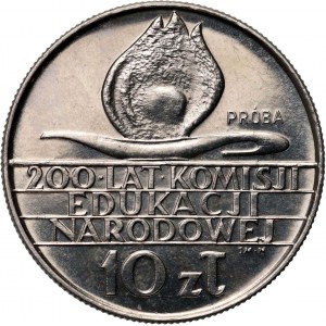 PRL, 10 Zloty 1973, 200 Jahre Kommission für nationale Bildung, SAMPLE, Nickel