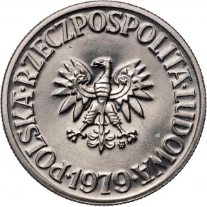 PRL, 5 złotych 1979, PRÓBA, nikiel