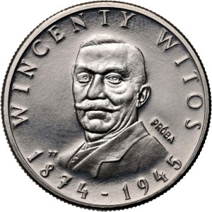 PRL, 100 złotych 1984, Wincenty Witos, PRÓBA, nikiel