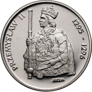 Volksrepublik Polen, 1000 Zloty 1985, Przemysław II, PRÓBA, Nickel