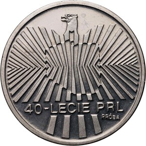PRL, 1000 zlotých 1984, 40. výročie PRL, PRÓBZ, nikel