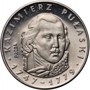 Volksrepublik Polen, 500 Zloty 1976, Kazimierz Pulaski, PRÓBA, Nickel