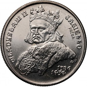 PRL, 500 złotych 1989, Władysław II Jagiełło, PRÓBA, nikiel