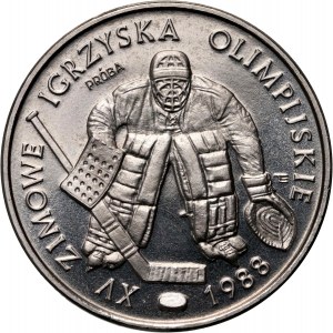 PRL, 500 złotych 1987, XV ZIO 1988, PRÓBA, nikiel