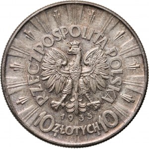 II RP, 10 zloty 1935, Warsaw, Józef Piłsudski