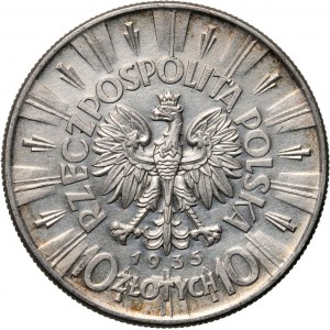 II RP, 10 zlotých 1935, Varšava, Józef Piłsudski