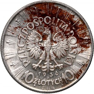 II RP, 10 zlotých 1936, Varšava, Józef Piłsudski