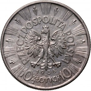 II RP, 10 złotych 1938, Warszawa, Józef Piłsudski