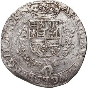 Spanish Netherlands, Albert and Isabella 1598-1621, 1/4 Patagon, Tournai