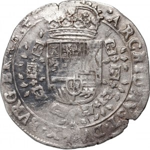 Spanische Niederlande, Philipp IV, 1/4 Patagon 1645, Antwerpen