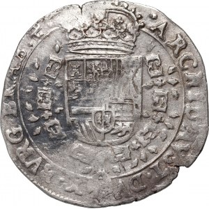 Niderlandy Hiszpańskie, Filip IV, 1/4 patagona 1645, Antwerpia