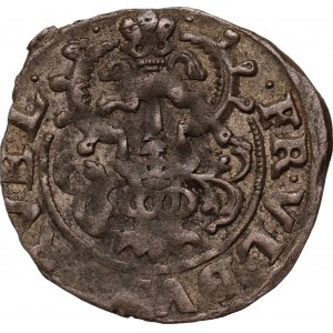 Niemcy, Brunszwik-Wolfenbüttel, Fryderyk Ulryk, kipperowe 12 krajcarów 1621 z tytulaturą Ferdynanda II