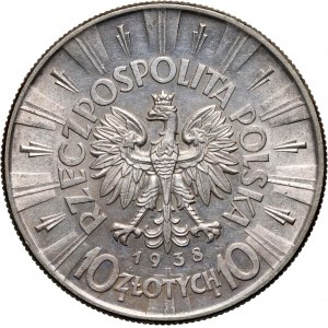 II RP, 10 złotych 1938, Warszawa, Józef Piłsudski