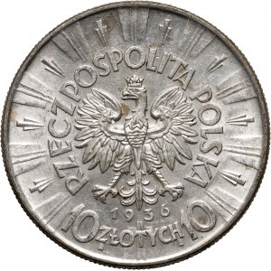 II RP, 10 złotych 1936, Warszawa, Józef Piłsudski