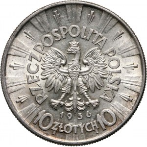 II RP, 10 złotych 1936, Warszawa, Józef Piłsudski