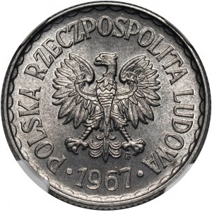 PRL, 1 zlotý 1967