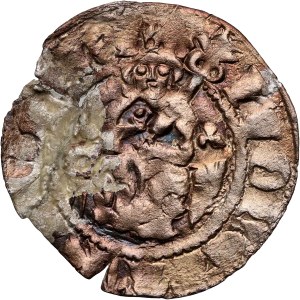 Kasimir III. der Große 1333-1370, halber Pfennig, Krakau