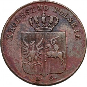 November Uprising, 3 groszy 1831 KG, Warsaw