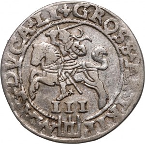 Sigismund II Augustus, trojak 1562, Vilnius