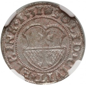 Žigmund I. Starý, šiling 1531, Elbląg