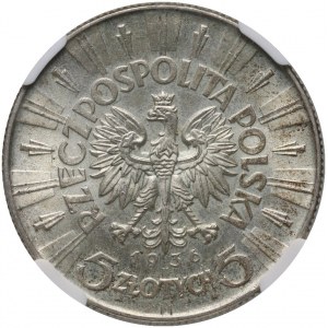 II RP, 5 złotych 1936, Warszawa, Józef Piłsudski