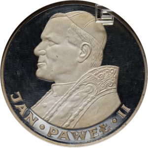 PRL, 200 złotych 1982, Valcambi, Jan Paweł II, stempel lustrzany