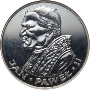 Polská lidová republika, 100 zlotých 1986, Valcambi, Jan Pavel II, obyčejná známka