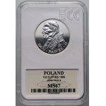 PRL, 100 złotych 1986, Valcambi, Jan Paweł II, stempel zwykły