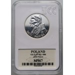 Polská lidová republika, 100 zlotých 1986, Valcambi, Jan Pavel II, obyčejná známka