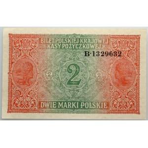 General Government, 2 Polish marks 9.12.1916, General, series B