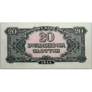 Volksrepublik Polen, 20 Zloty 1944 obligatorisch, Serie TO