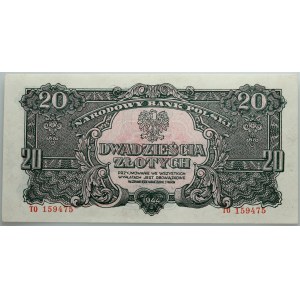 Volksrepublik Polen, 20 Zloty 1944 obligatorisch, Serie TO