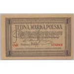 II RP, 1 polnische Mark, 17.05.1919, Serie IAR