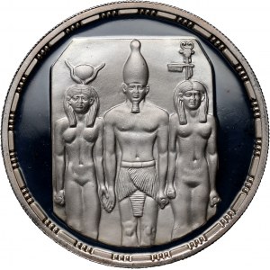 Egypt, 5 Pounds 1993, Menkaure Triad