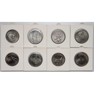 III RP, zestaw, 8 x 20000 złotych okolicznościowych z lat 1993-1994