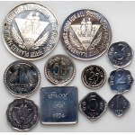 Indien, Satz von 11 Münzen 1974, PROOF, Bombay