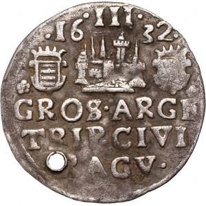 Kroatien, Ragusa (Dubrovnik), trojak 1632, St. Blaise