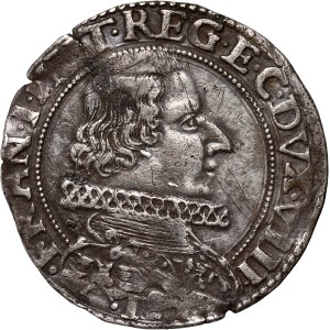 Taliansko, Modena, Francis I 1629-1658, 10 bolognini bez dátumu, vzácne