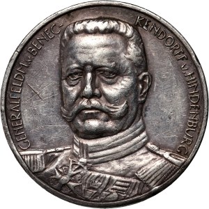 Niemcy, medal z 1914 roku, Paul von Hindenburg, Zwycięstwo Kampanii w Prusach Wschodnich