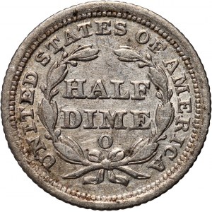 Stany Zjednoczone Ameryki, 1/2 dime 1856 O, Nowy Orlean