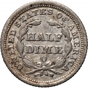 Spojené státy americké, 1/2 desetníku 1856 O, New Orleans