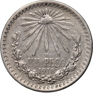 Mexiko, 1 peso 1918 M