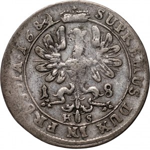 Niemcy, Brandenburgia-Prusy, Fryderyk Wilhelm, ort 1682 HS, Królewiec