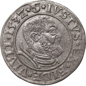 Knížecí Prusko, Albert Hohenzollern, penny 1532, Königsberg