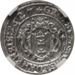 Žigmund III Vasa, penny 1627, Gdansk