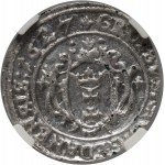 Zikmund III Vasa, penny 1627, Gdaňsk