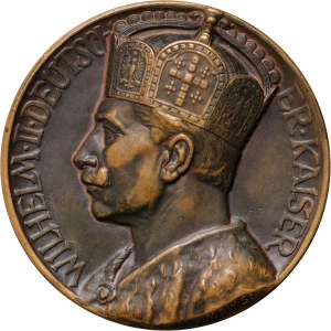 Deutschland, Wilhelm II, Medaille von 1913, 25 Jahre Herrschaft