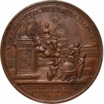 Rusko, Katarína II., medaila z roku 1776, 50 rokov Akadémie vied