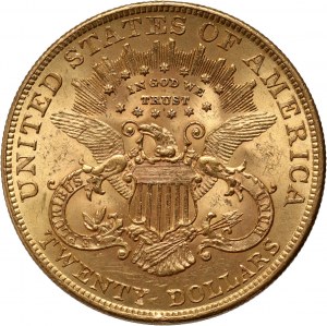 USA, 20 Dollars 1902, Philadelphia, Liberty Head, scarce date
