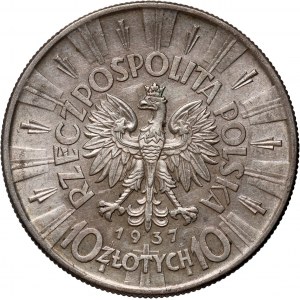 II RP, 10 złotych 1937, Warszawa, Józef Piłsudski